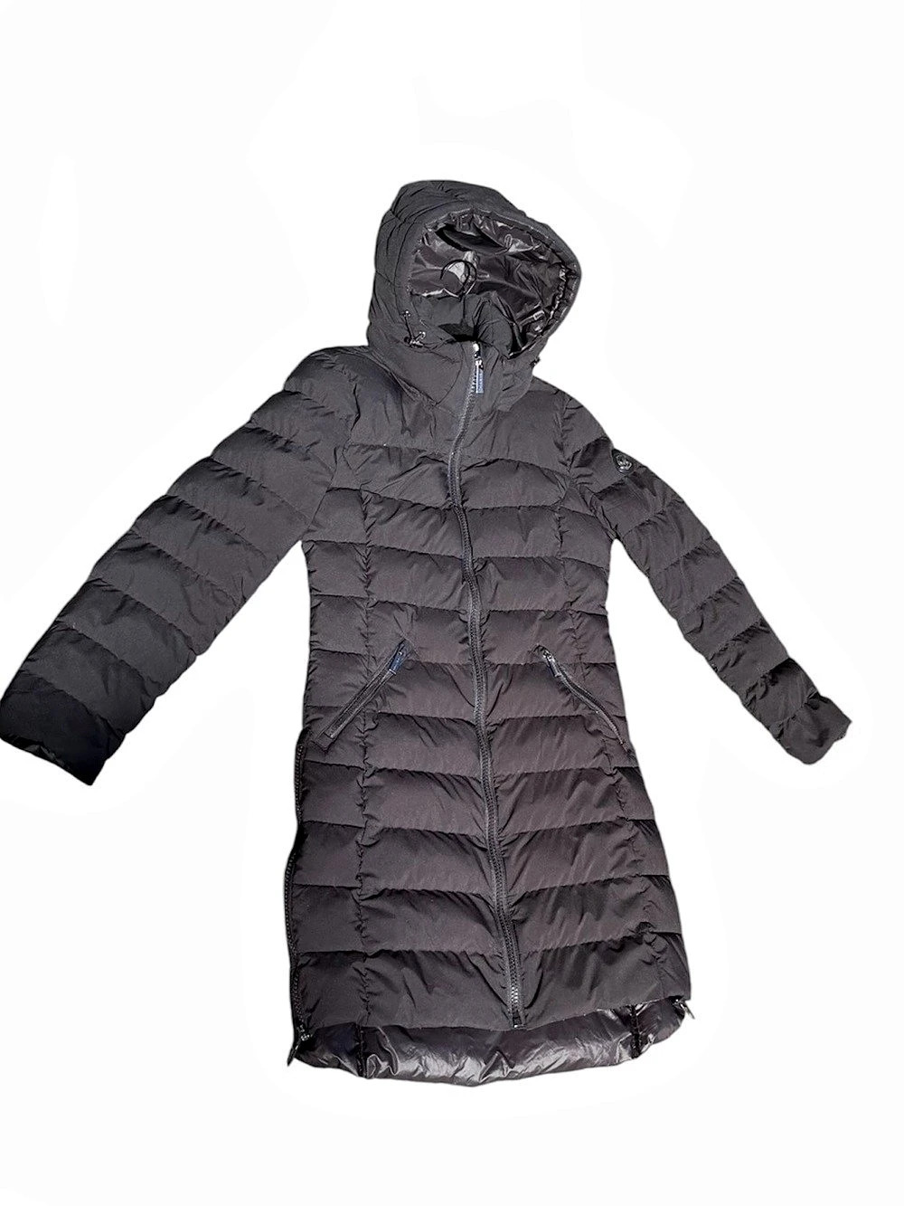 Michael Michael Kors Black Down Ultra Light Weight Puffer Coat XS
